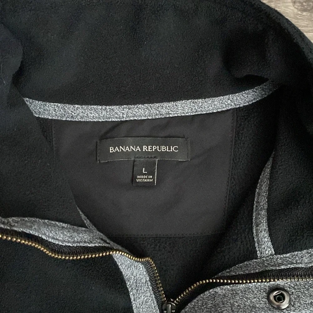 Banana Republic Men’s Fleece Quarter-Zip Sweatshirt Size L